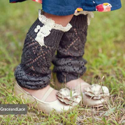 Lil Lacies Kid's Leg Warmers – Sock Garden